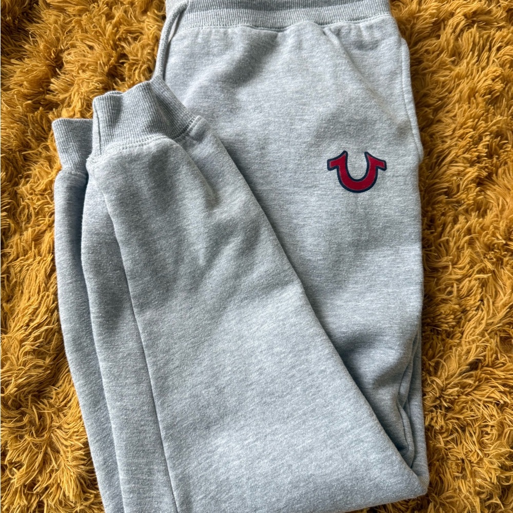 True Religion Gray Fitted Sweat